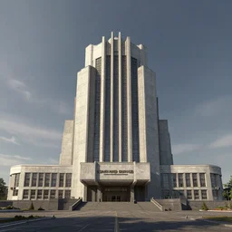 concept art of soviet brutalism temple, by le corbusier and victor enrich, octane redner, cryengine