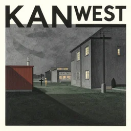 kange west album cover made by Zdzisław Beksiński