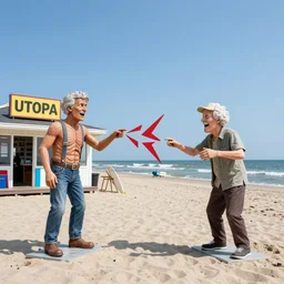 a gregor art instillation in on a long island beach, magnified during the tooth operation, clash signal amplified over the surf shop, utopia freelances as demented seniors