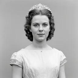 photo of a Danish princess taken in the 1950s