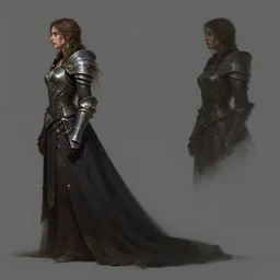 side profile concept art by thomas blackshear, imogen poots as a gloomhaven paladin, matte painting, by and hsiao ron chen, artgerm, lawren harris, eve ventrue, magali villeneuve, jeremy lipkin, rob rey, christophe vacher