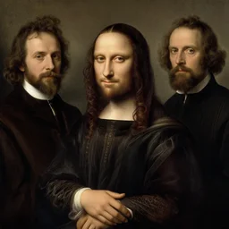 portrait of leonardo davinci by ross tran and artgerm and john collier and gustave courbet
