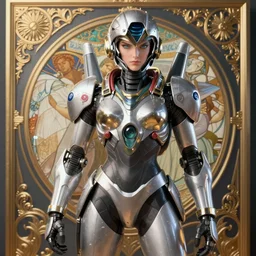 a highly detailed vfx portrait of samus aran, photorealistic,, crisp quality and light reflections, transcendent, clean linework, finely detailed, ornate, by artgerm, alphonse mucha, 4 k, trending on artstation, volumetric lighting, octane render