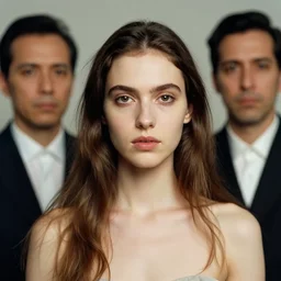 portrait of a beautiful girl by Vanessa Beecroft and Claudio Bravo