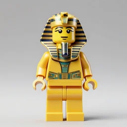 egyptian sculpture of a lego minifigure