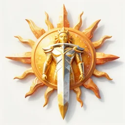 god of the sun, wearing solar armor, infinity blade armor, beksinski