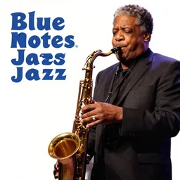 neil degrasse tyson playing saxophone, blue notes jazz album cover