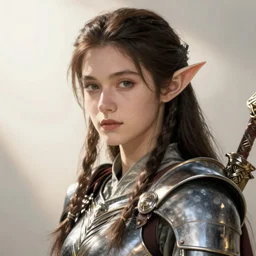 Portrait of an Elf Warrior by Yusuke Murata
