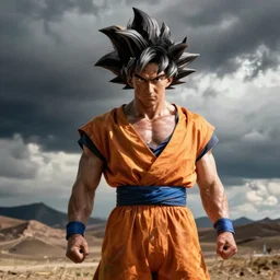 nicholas cage going super saiyan, realistic