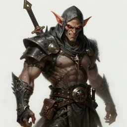 stabby the insane goblin assassin, highly detailed, digital painting, artstation, sharp focus, illustration, art by tan zi and ayanamikodon and alphonse mucha and wlop
