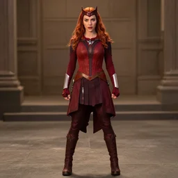 Still of Katherine McNamara as the Scarlet Witch, gorgeous, enticing, full body shot, Ultra HD, TV, Fiction