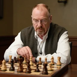 walter white plays chess with jesus christ