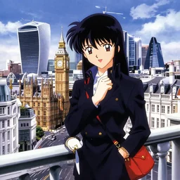 1 9 9 0 anime london cityscape