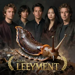 zoological portrait of a slug king by kuldar leement and ruan jia and brad rigney and micha karcz and brad rigney
