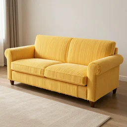 a chesterfield sofa made of cooked spaghetti