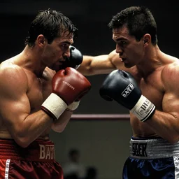 Andrew Tate boxing in American Psycho (1999)