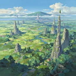 A beautiful digital landscape painting of an alternate dimension, by Makoto Shinkai and Greg Rutowski, trending on Artstation, sci-fi, fantasy