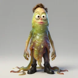 full body shot of elon musk as slimy mollusk character, drool, wide angle, intricate, elegant, highly detailed, digital painting, artstation, concept art, wallpaper, smooth, sharp focus, illustration, art by artgerm and greg rutkowski and h. r. giger and alphonse mucha