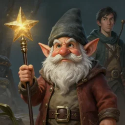a detailed portrait of a gnome star seeker, by victo ngai and justin gerard, digital art, realistic painting, very detailed, sharp focus, fantasy, dnd, trending on artstation