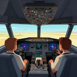 in a cockpit of a small cargo spaceship, from a point and click 2 d graphic adventure game, art inspired by thomas kinkade and mark keathley