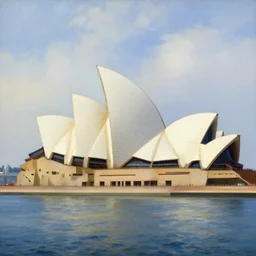 opera house, painting by jeremy mann