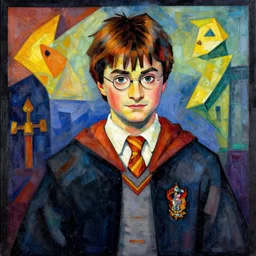 harry potter in a picasso style