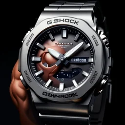 portrait a gshock muscular watch highly detailed, digital painting, concept art, smooth, sharp focus, illustration, art by greg rutkowski