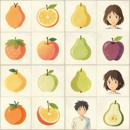 high quality tiled fabric pattern design showing fruit. clean cel shaded vector art. shutterstock. behance hd by lois van baarle, artgerm, helen huang, by makoto shinkai and ilya kuvshinov, rossdraws, illustration, art by ilya kuvshinov