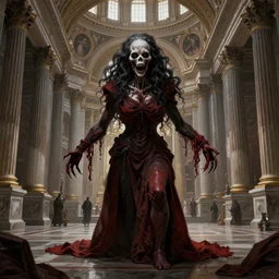 Paint the horrid secrets inside the Vatican, Sureal, Trending artstation, cinematográfica, digital Art