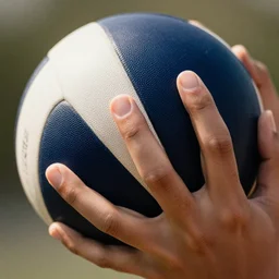 extreme close - up shot, homo sapiens hands holding a ball, dynamic lighting, photorealistic, realistic, 2 5 mm