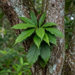 Encyclia Tampensis growing on a tree