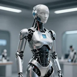 the first human cyborg, high quality, high resolution