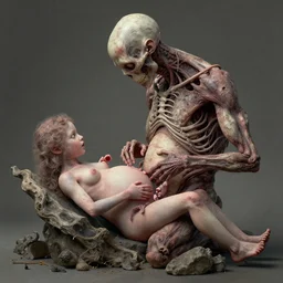 A womb giving birth by H. R. Giger