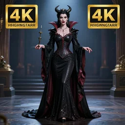 full length photo of a beautiful vampire queen with, highly detailed, 4 k, hdr, smooth, sharp focus, high resolution, award - winning photo