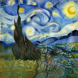 deforestation by Van gogh