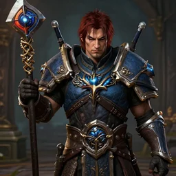 portrait of a men who play at world of warcraft since 2 0 years