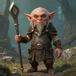 medieval fantasy goblin character