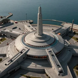 the jedi temple from above