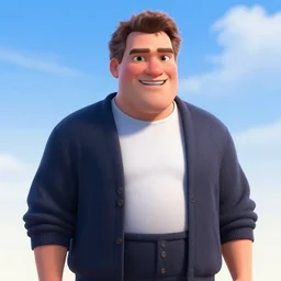 jaroslaw kaczynski as a pixar disney character from up ( 2 0 0 9 ), unreal engine, octane render, 3 d render, photorealistic