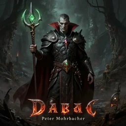 adventure game npc by Peter Mohrbacher, dark fantasy vampire world, inspired by Diablo concept art
