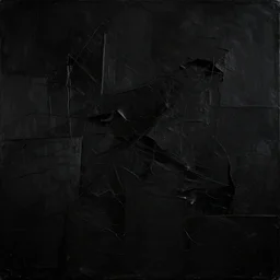 vantablack wall by clyfford still, behance, lyrical abstraction, black background, no contrast, no light, greyscale. blackend