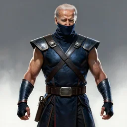 joe biden as sub - zero, mortal kombat character, cinematic ninja pose, highly detailed, digital painting, artstation, concept art, smooth, sharp focus, illustration, art by wlop, mars ravelo and greg rutkowski
