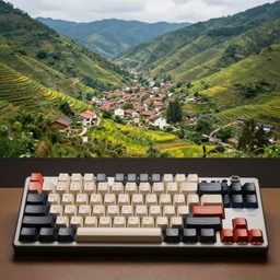 village in the valley, mechanical keyboard masterplan