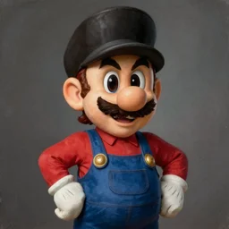 hyper realistic dapper fancy luigi wearing a top hat, smirking deviously, painted by greg rutkowski, wlop, artgerm