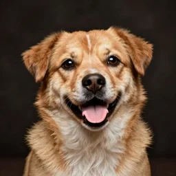 dog making el risitas face