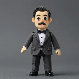 a hand - crafted high quality puppet resembling steve buscemi