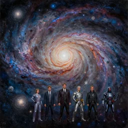 spiral galaxy by jacek yerka, alex gray, zdzisław beksiński, dariusz zawadzki, jeffrey smith and h.r. giger, oil on canvas, 8k highly professionally detailed, trending on artstation