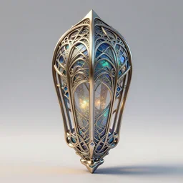 a shiney metalic intricate detailed magical object, concept art by peter mohrbacher, featured on polycount, art nouveau, polycount, artstation hq, artstation hd