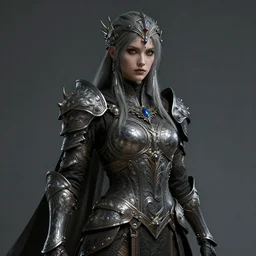 portrait of a warrior princess, concept art by guweiz, ultra high detail, intricate detail, cinematic, ominous, octopath traveler, dark fantasy, unreal engine 5, concept art by guweiz