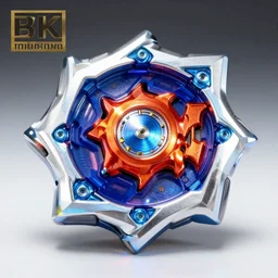 beyblade burst product photo, studio photo, highly detailed, 4K, awesome beyblade shining